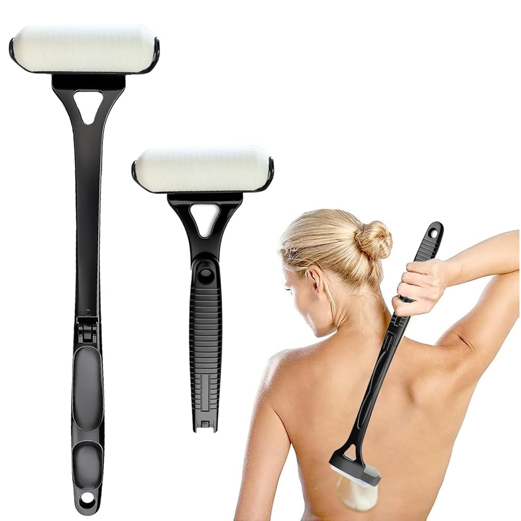 HASTHIP® Lotion Applicator for Back, Extendable Handle up to 17.7 Inches, Sunscreen and Sunblock Roller Stick, Lotion Spreader & Applicator Tool for Skin Creams, Oils, Body Care