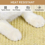 HASTHIP® Cat Wall Scratcher - Sisal Scratch Pad for Cats - Wall Scratching Post with Traceless Stickers