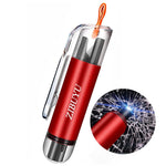 HASTHIP® Mini Martillo de Seguridad para Coche 2 en 1,Rompedor de Ventanas Emergencia y Cortador Cinturón,Martillo con Punta Tungsteno y Cuchilla Acero Inoxidable Herramienta
