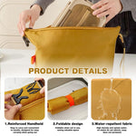 HASTHIP Insulated Lunch Bag for Work and School with Aluminum Foil Lining and Ergonomic Handle | Leakproof Waterproof Yellow Design