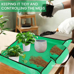 HASTHIP Potting Mat for Gardening with Snap Button Corners and 39.3 x 39.3 in Workspace