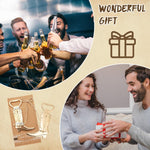 HASTHIP Bottle Opener for Kitchen and Bar with Cowboy Boot Shape featuring Golden Embossed Finish