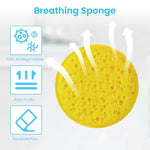 HASTHIP Kitchen Sponge Scrubber Pads for Pots and Dishes 6Pcs featuring No Mark Cleaning | Multi Color Reusable Scrubbing Pads