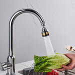 HASTHIP Swivel Faucet Aerator for Kitchen Sink with 3 Spray Modes and 360° Rotation | Chrome-Plated Water Saving Nozzle