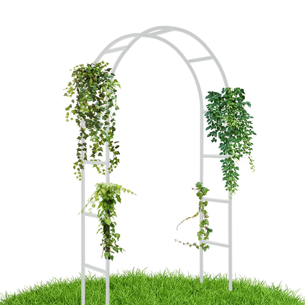 HASTHIP Flower Arch Stand for Weddings and Events with DIY Assembly Metal Frame 140x240cm