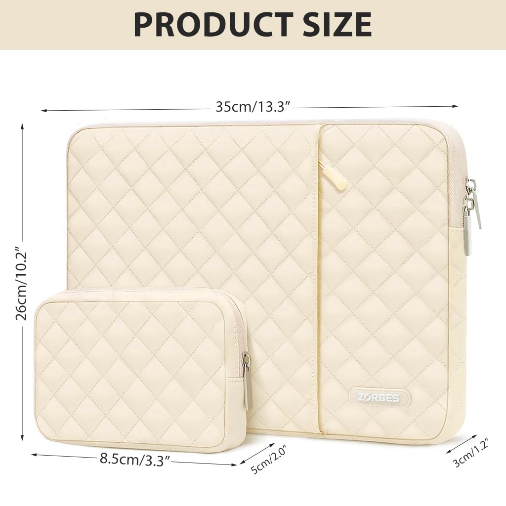 HASTHIP® 13-14 inch Laptop Sleeve Bag Compatible with MacBook Air/Pro 13 / Pro 14