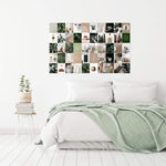 HASTHIP Wall Sticker Photo Display for Room Decor with 50 Sheet 4x6 in Art Cards | Forest and Desert Collection