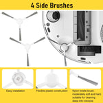 HASTHIP Vacuum Cleaner Accessories for Dreame L10s Ultra with 10 Piece Kit | 4 Side Brushes and Carbon Filtration Net