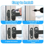 HASTHIP Casement Window Lock Kit for Push Out or Crank Windows with 4 Screws | Aluminum Alloy Right Handle featuring Adjustable Direction