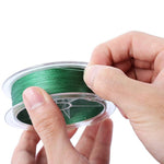 HASTHIP® Línea de Pesca Trenzada PE 4 Hilos 0.45mm 70LB 100M,Alta Resistencia y Durabilidad,Monofilamento de Bajo Estiramiento para Largos Lanzamientos Accesorio Pesca Verde (31.7KG