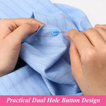 HASTHIP Sewing Buttons for DIY Crafts featuring Dual Hole 11mm Resin Mix Colors | 350pcs