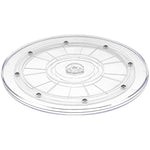 HASTHIP Acrylic Turntable for Product Photography 23cm Display Stand with Silent Bearing | Transparent Rotating Platform