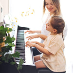 HASTHIP Piano Stickers for 61 Keys with Removable Silicone Design | Learning Aid for Beginners