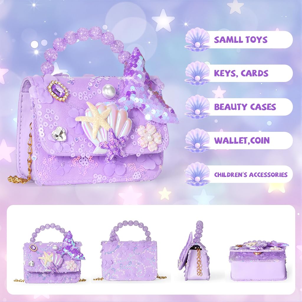 HASTHIP® Mermaid Sling Bag for Girls