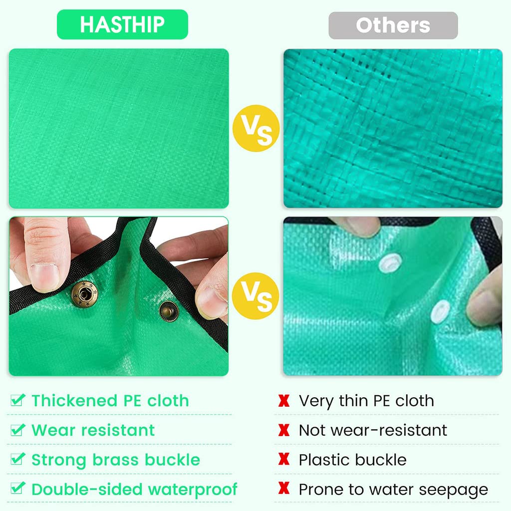 HASTHIP Gardening Mat for Indoor Plant Care featuring 4 Metal Snap Buttons and Waterproof PE 75×100cm