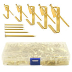 HASTHIP Picture Hanging Kit for Home and Office Decor with 330 pcs Steel Hooks and Nails | Easy Wall Mount Storage Box