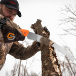 HASTHIP Pruning Saw for Wood and Tree Cutting featuring 19.6 in Curved Blade & Ergonomic Handle