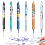 HASTHIP Erasable Pens for Writing and Drawing with 0.5mm Fine Tip & Thermo Sensitive Ink | Featuring Rubber Grip and Cartoon Design