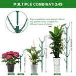 HASTHIP Plant Support Kit for Planters with 10 Frames and 11 in Stakes | Adjustable Circular Design