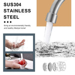 HASTHIP Sink Tap for Kitchen and Bathroom with High Arch Spout | Stainless Steel Minimalist Design