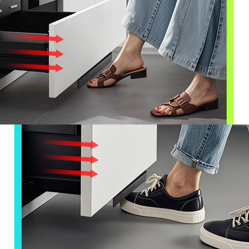 HASTHIP Foot Pull for Kitchen Cabinet Doors with Touchless Hands Free Design | Carbon Steel