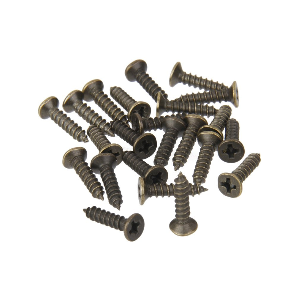 Supvox Generic Imported 10Pcs Antique Brass Door Cabinet Knob Wardrobe Drawer Shell Pull Handle-Perfect for Home & Office Drawers