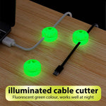 HASTHIP® 6PCS Cable Winder Organizers USB Charging Cable Clip Desk Organiser