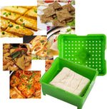 HASTHIP Tofu Press for 8–12 oz Blocks with Spring Press Mechanism and Food Grade PP | 4.5×3.78×1.77 in Dishwasher Safe