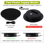 1Pcs Electric Rotating Display Stand, USB Charge 360 Degree Rotating Turntable, 20CM /Load 8KG, Multi-Functional Rotary Table for Photography Products Shows, Jewelry, Cake (Without Battery)