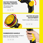 HASTHIP Garden Hose Water Sprayer Kit for Lawn and Car with 15 m Hose & 10 Spray Modes