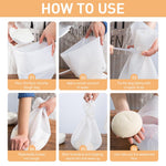 HASTHIP Silicon Atta Kneading Dough Maker Bag 2 Pack for Bread and Pastry | BPA Free Silicone