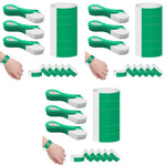 HASTHIP Paper Wristbands for Events with Self‑Adhesive Closure 300 Pack Green 25cm | Adjustable Comfortable Fit