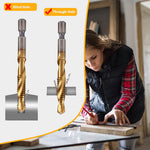 HASTHIP Drill Tap Bit Set for Metal | 7 Pcs M3-M10 with 1/4 in Hex Shank and HSS 4341