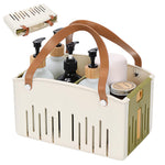 HASTHIP Portable Shower Caddy Basket for Dorm and Travel with Drain Slots and Handle | 28x18x16.5cm Storage Organizer