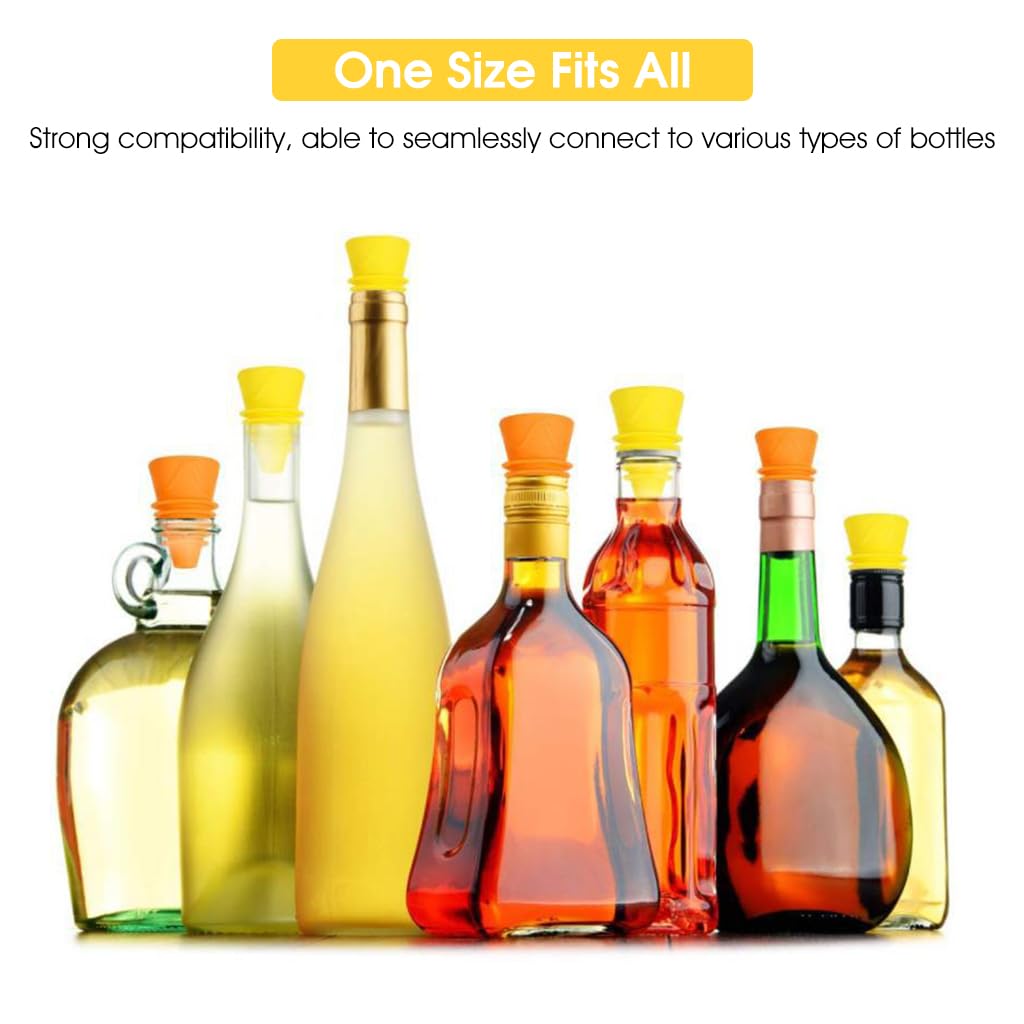 HASTHIP Fly Trap Kit for Indoor and Kitchen featuring Bottle Stopper Design | 4Pcs Reusable Eco Trap