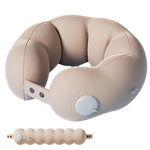 HASTHIP® Travel Neck Pillow Memory Foam U-Shaped Head & Neck Support Cushion with Breathable Cover for Airplane, Car, Train, Bus, and Home Use - Compact & Comfortable