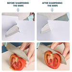 HASTHIP Manual Sharpener Set for Kitchen with Easy Pull Through Mechanism | 3PCS Frog Design