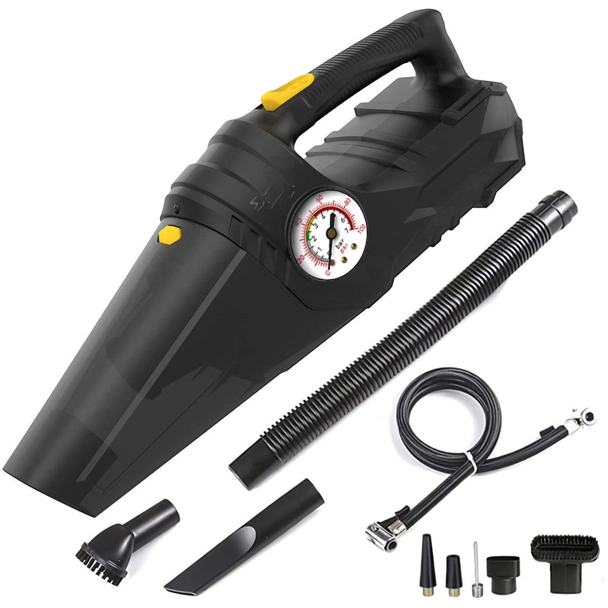 HASTHIP® Car Vacuum Cleaner Rechargeable Air Compressor Inflator