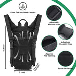 HASTHIP® Hydration Pack Backpack with 3L Bladder, Tactical Water Bag for Hiking, Biking, Running, Walking