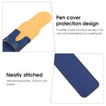 HASTHIP® Leather Protective Pencil Case for Apple Pencil Cover 1st/2nd Gen, Stylus Pen Cover, Pen Sleeve (only case)Blue Yellow