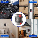 HASTHIP Car Rodent Repellent Device for Car and Home with 9–65Hz Ultrasonic Sound featuring Dual-Color Flash Light | Smart Motion Sensor Energy Saving