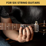 HASTHIP Guitar Chord Learning Tool for Beginners with Clip-On Presser and 12.5 x 7.5 cm Ergonomic Design | Pain-Free Practice Aid for Indian Youth