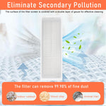 HASTHIP® Sweeping Robot Accessories Set Compatible for Robot Vacuum S10, Replacement Spare Parts Accessories, Main Side Brush Filter Mop Cloth.