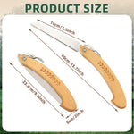 HASTHIP Folding Pruning Saw for Gardening and Camping with Beech Handle & Safety Lock