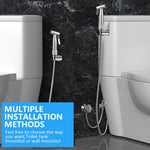 HASTHIP Toilet Sprayer for Hygiene and Cleaning with 4ft Hose | Pressurized Stainless Steel Handheld Rinser