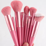 HASTHIP® Makeup Brush Tool Set Synthetic Foundation Powder Concealers Eye shadows Blush Makeup Brushes (Pink, 40Pcs Set) - Pink