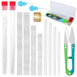 HASTHIP Beading Needles Set for Jewelry Making with 168 pcs tools and big eye design