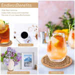 HASTHIP Diamond Painting Coasters for DIY Mandala Art with Holder 8Pcs Acrylic Set | Fun Craft for Adults and Kids