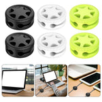 HASTHIP® 6PCS Cable Winder Organizers USB Charging Cable Clip Desk Organiser