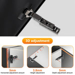 HASTHIP Cabinet Door Soft Close Hinges with Hydraulic Slow Closing Design